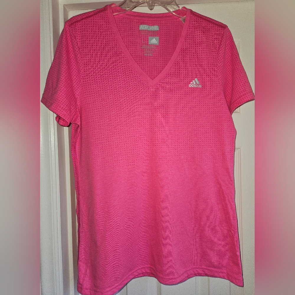 Adidas Aeroknit ClimaCool Pink Tee